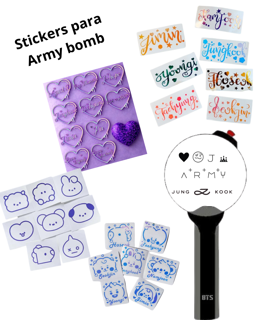 Stickers BTS para Army Bomb